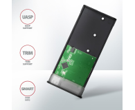 Axagon EEM2-SBC, USB-C 3.2 Gen 2 - M.2 SATA SSD RAW box, bezśrubowy - 1353419 - zdjęcie 8
